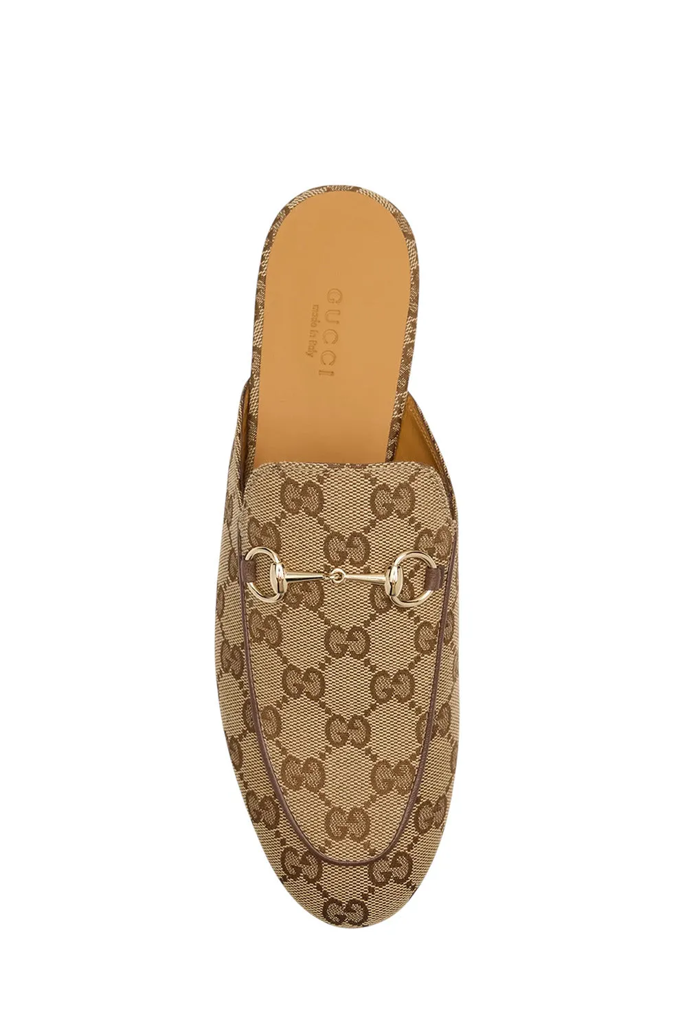 Princetown GG Canvas Bit Loafer Mules