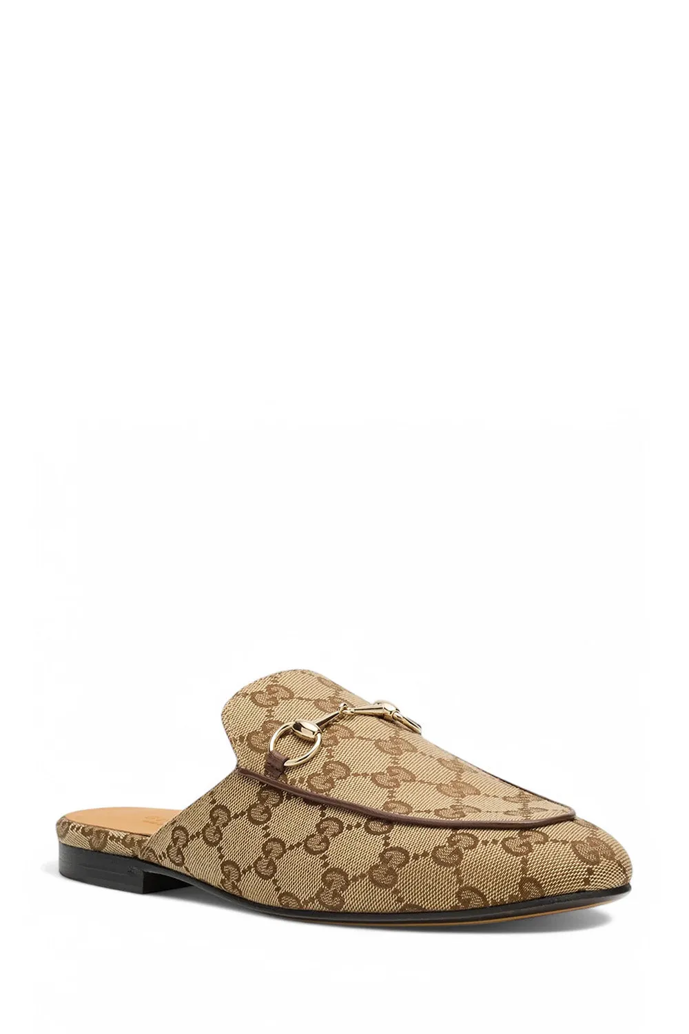 Princetown GG Canvas Bit Loafer Mules