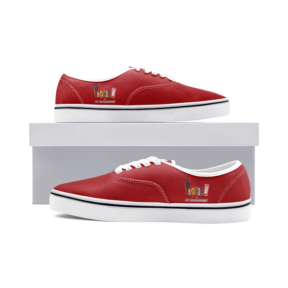 PRODUCT OF MY ENVIORNMENT  Canvas Shoes Fashion Low Cut Loafer Sneakers
