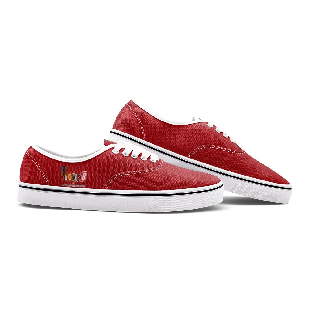 PRODUCT OF MY ENVIORNMENT  Canvas Shoes Fashion Low Cut Loafer Sneakers