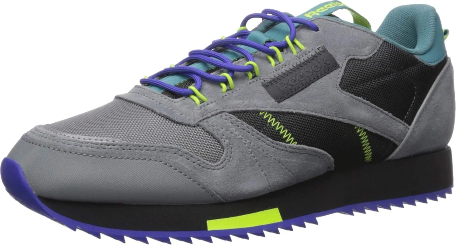Reebok Men's Classic Leather Sneaker, Grey/Mineral Mist, 7 M US