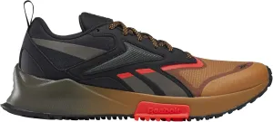 Reebok Men's Lavante Trail 2 Sneaker, Black/Court Brown/Neon Cherry, 8