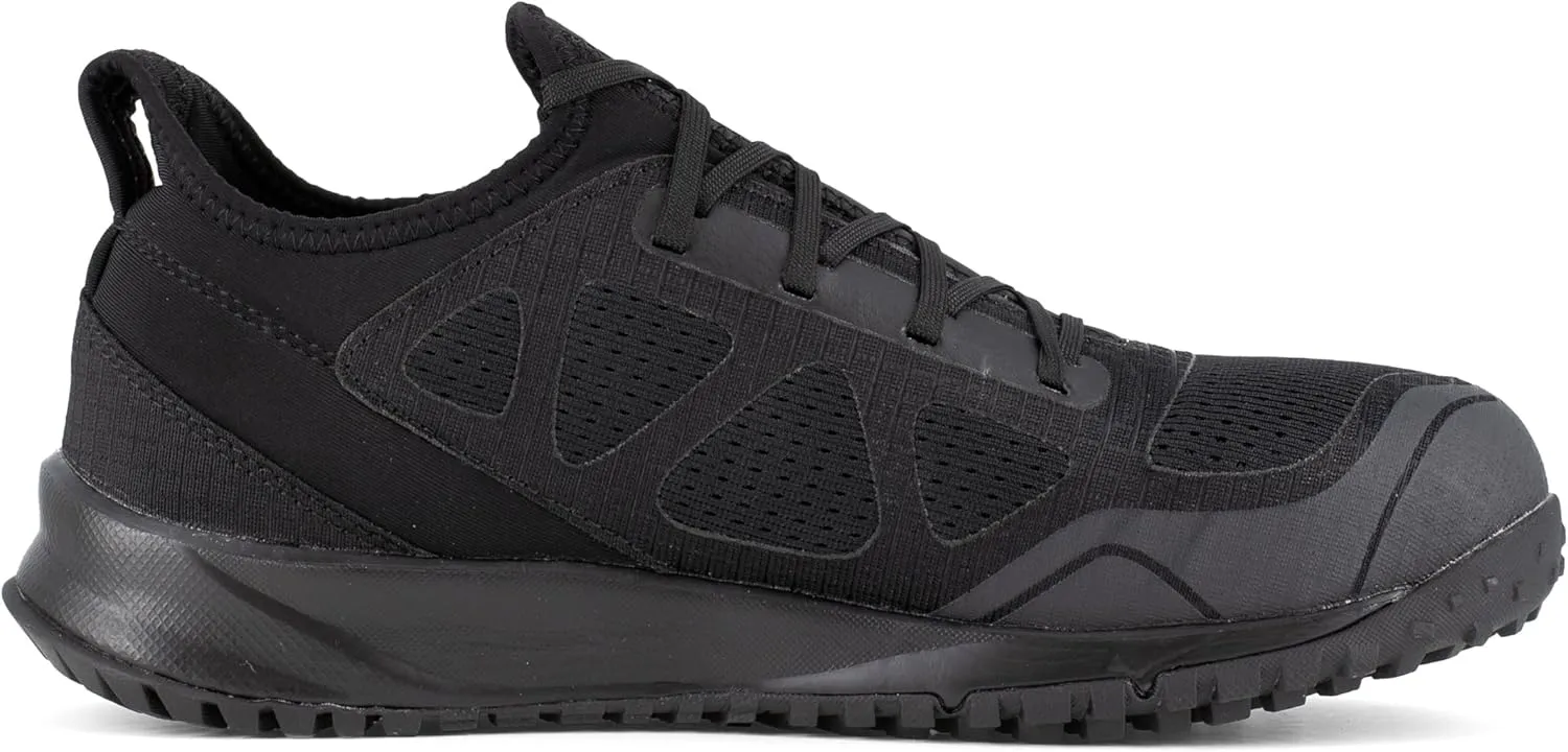 Reebok Men's Rb4090 All Terrain Safety Steel Toe Trail Running Work Shoe Black
