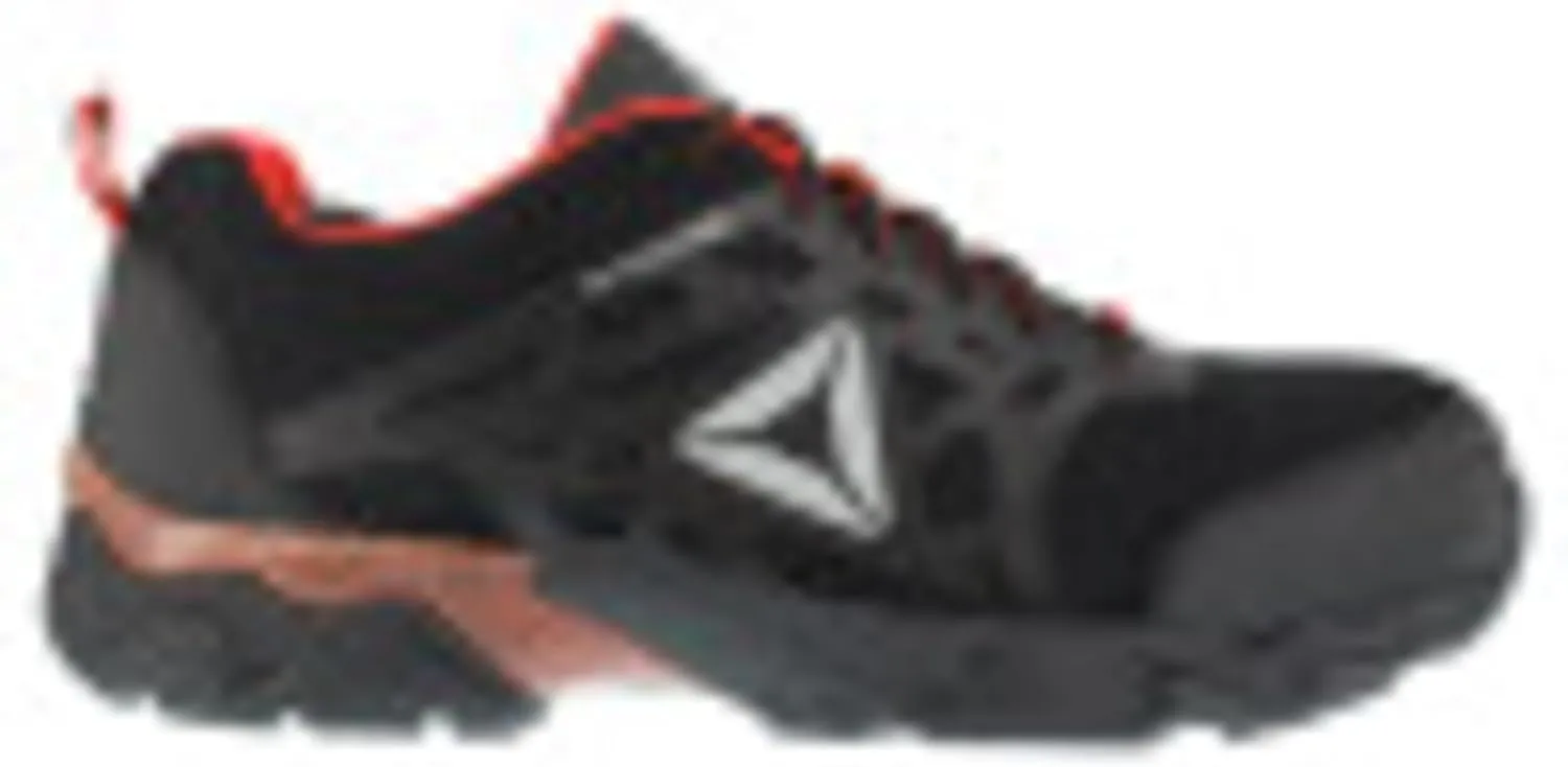 Reebok Work Men's RB1062 Beamer Safety Toe Athletic Work Shoe Black & Grey Trim