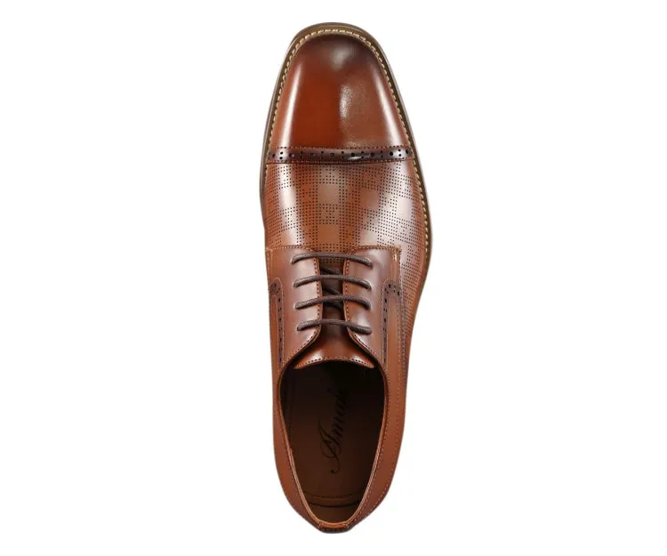 Reno Cognac Oxford Shoes