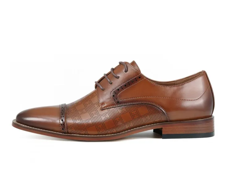 Reno Cognac Oxford Shoes