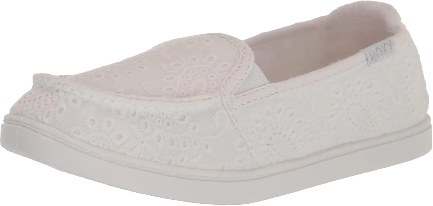 Roxy Women's Minnow Slip on Sneaker Shoe Loafer Flat