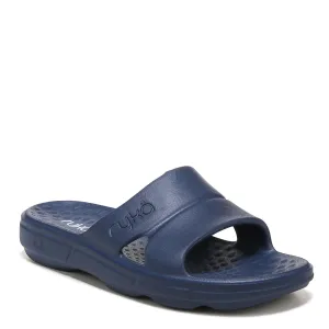 Ryka Women's Restore Slide Recovery Sandal Navy Blue 7 M
