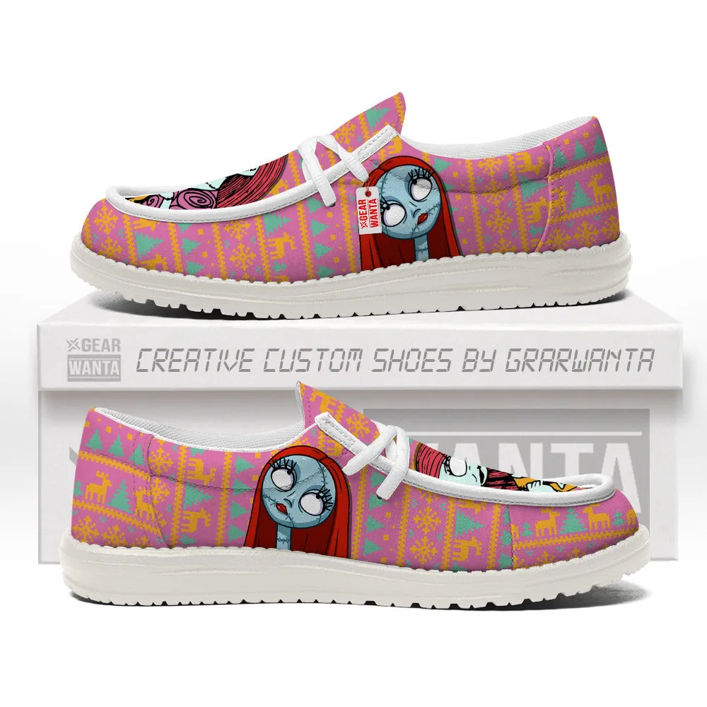 Sally Christmas Ugly Canvas Loafer Shoes