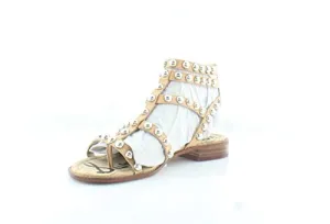 Sam Edelman Womens Eavan Natural Sand Strappy Sandals 7.5 W