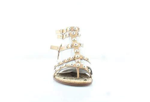 Sam Edelman Womens Eavan Natural Sand Strappy Sandals 7.5 W