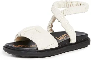 Sam Edelman Women's Velma Sandals, Ivory, Off White, Black, 9.5 Medium US