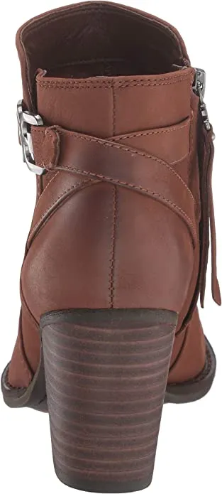 Sam Edelman Women's Western Bootie Mule, Toasted Coconut