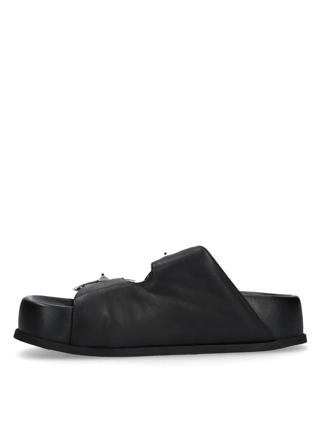 Sandalo Buckle Nero