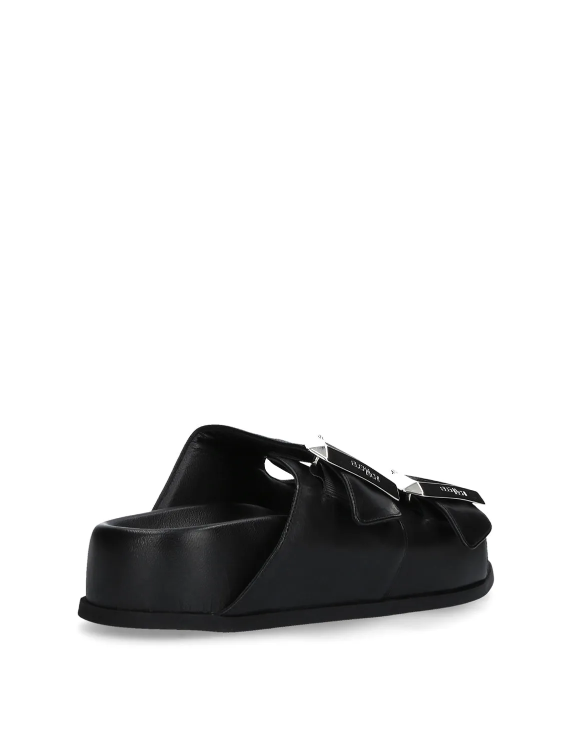 Sandalo Buckle Nero