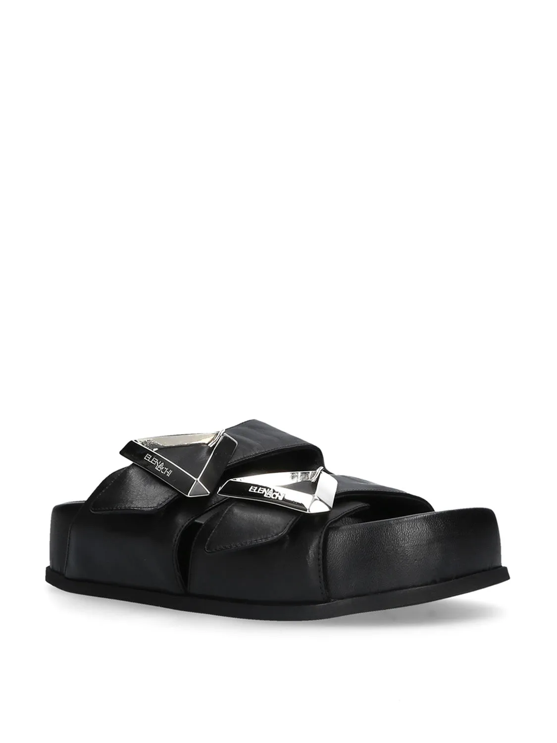Sandalo Buckle Nero
