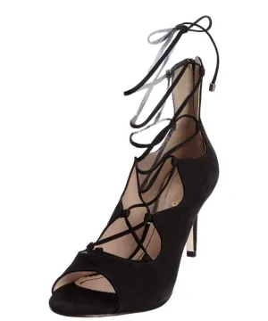 Sandals Open Toe Stiletto Matilda VR-compatible Booties Klub Black Nico Heel Tie Blush Wide assortment Slim Up