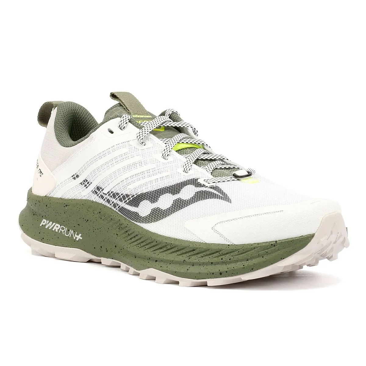 Saucony - S20951-140 MENS RIDE TR2 WHITE/OLIVINE