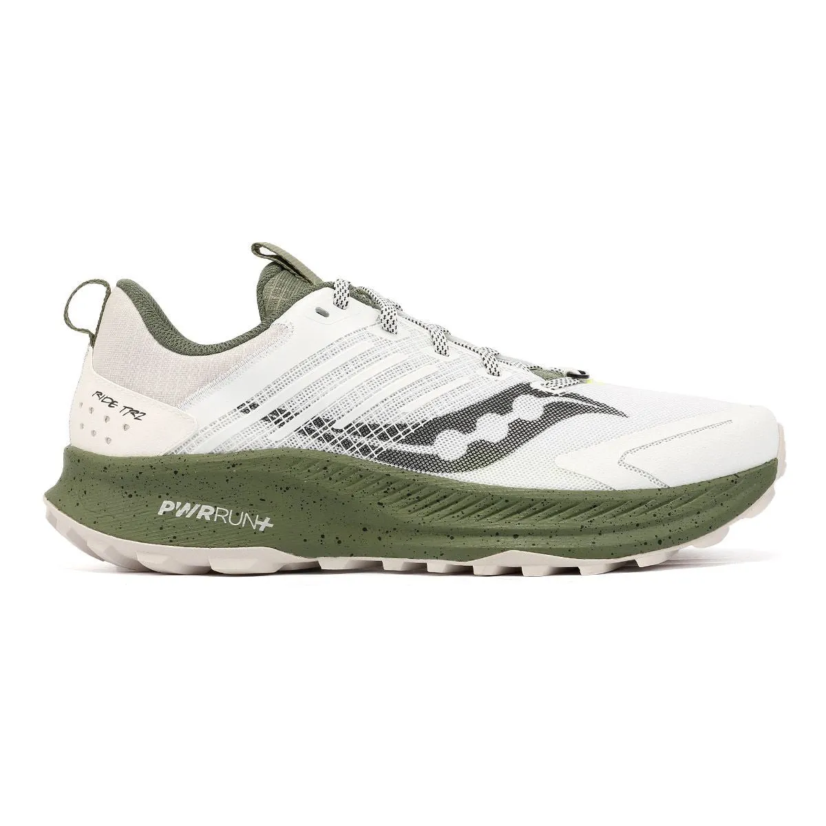 Saucony - S20951-140 MENS RIDE TR2 WHITE/OLIVINE