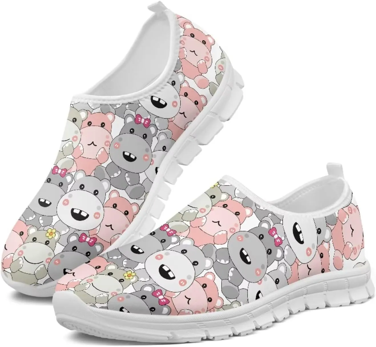 Shoes for Womens Slip on Loafers Running Sneakers Mesh Walking Tennis Shoes