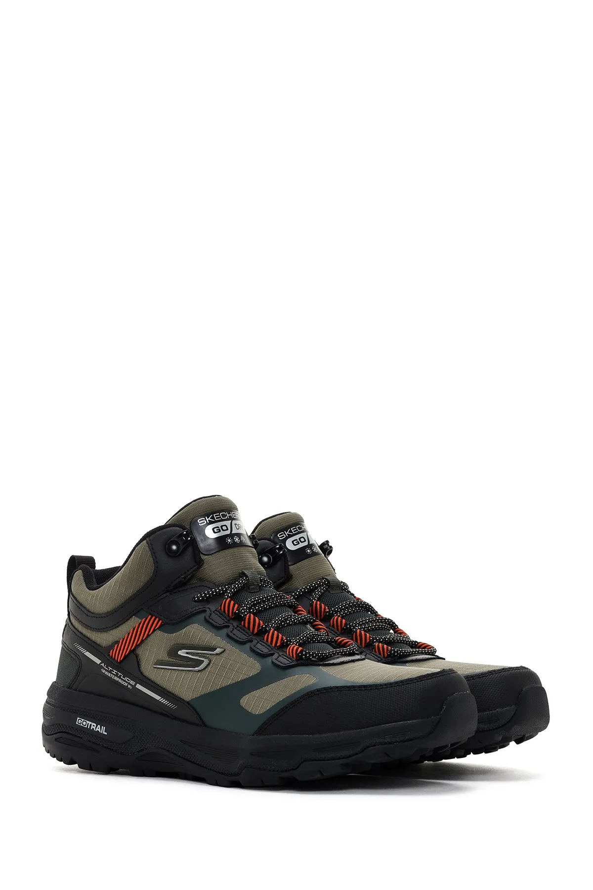Skechers Erkek Haki Go Run Trail Altitude-Water Kalın Tabanlı Sneaker