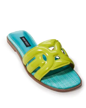 Slide Sandal Green/Blue