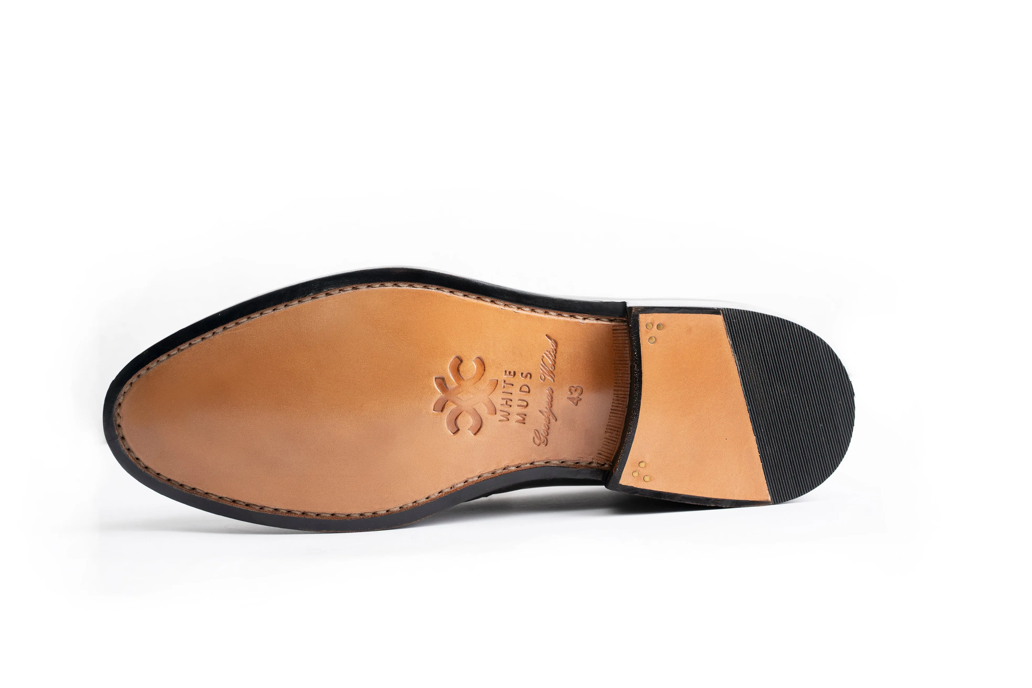 Southwark Big Tassel Black Slip-On Shoes