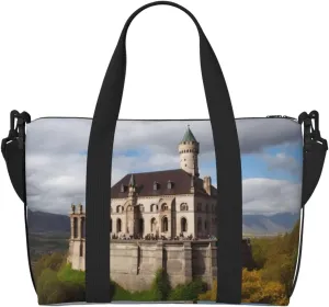 Sports Gym Bag for Women Men Travel Duffel Bag Tote Historical monuments of Armenia Weekender Bag Canvas Carry on Overnight Bag for Travel Swimming Fitness Workout Sports Duffle Bag