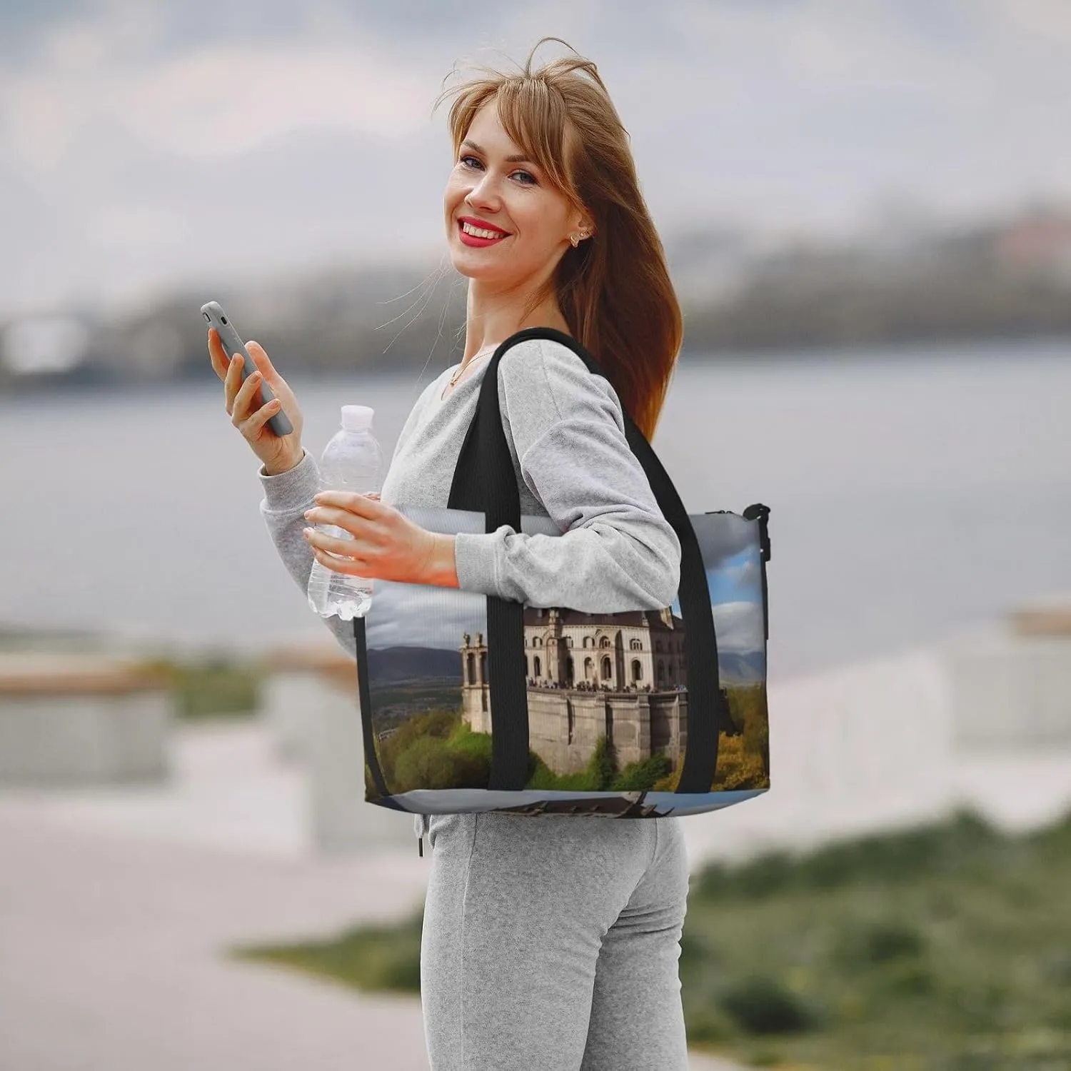 Sports Gym Bag for Women Men Travel Duffel Bag Tote Historical monuments of Armenia Weekender Bag Canvas Carry on Overnight Bag for Travel Swimming Fitness Workout Sports Duffle Bag