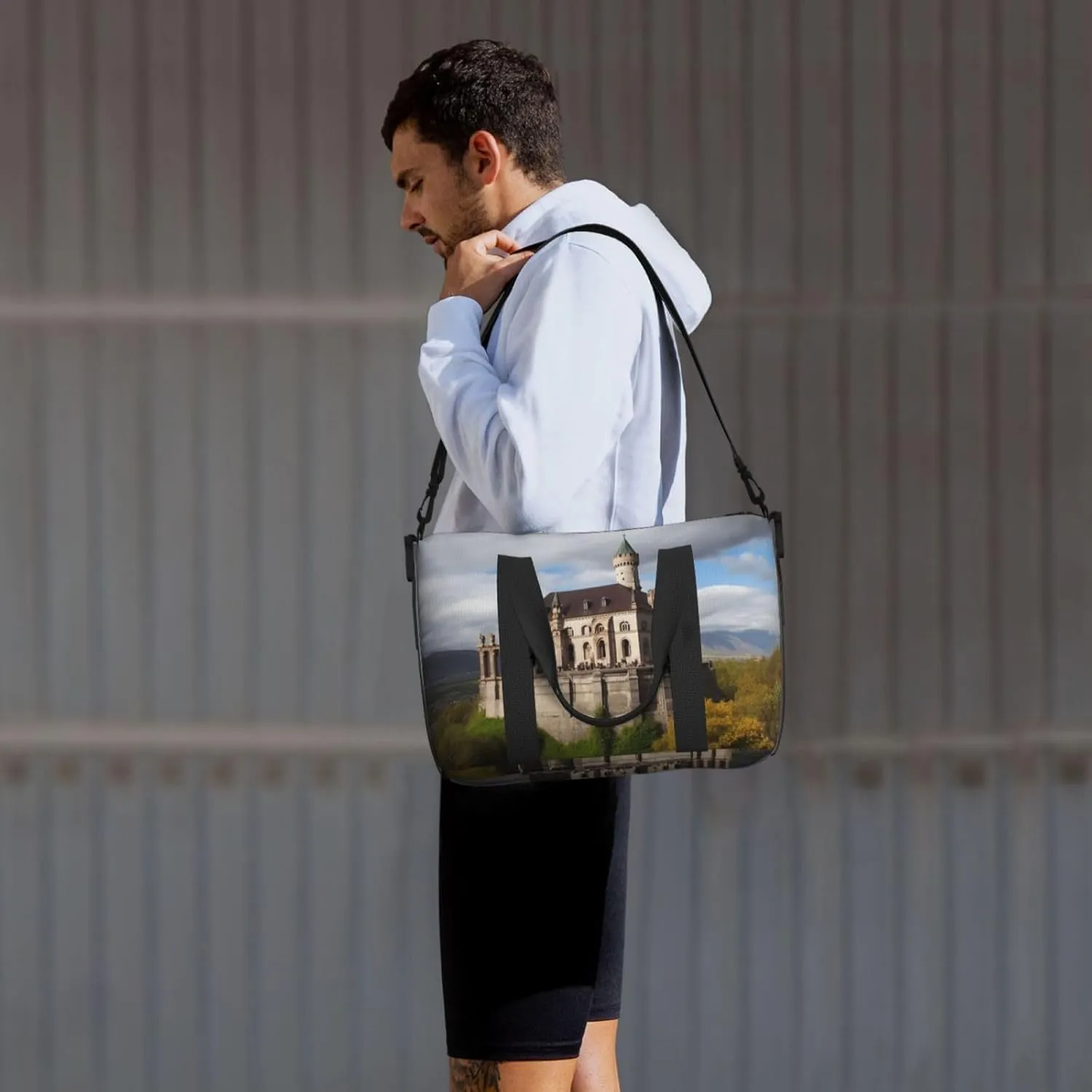 Sports Gym Bag for Women Men Travel Duffel Bag Tote Historical monuments of Armenia Weekender Bag Canvas Carry on Overnight Bag for Travel Swimming Fitness Workout Sports Duffle Bag