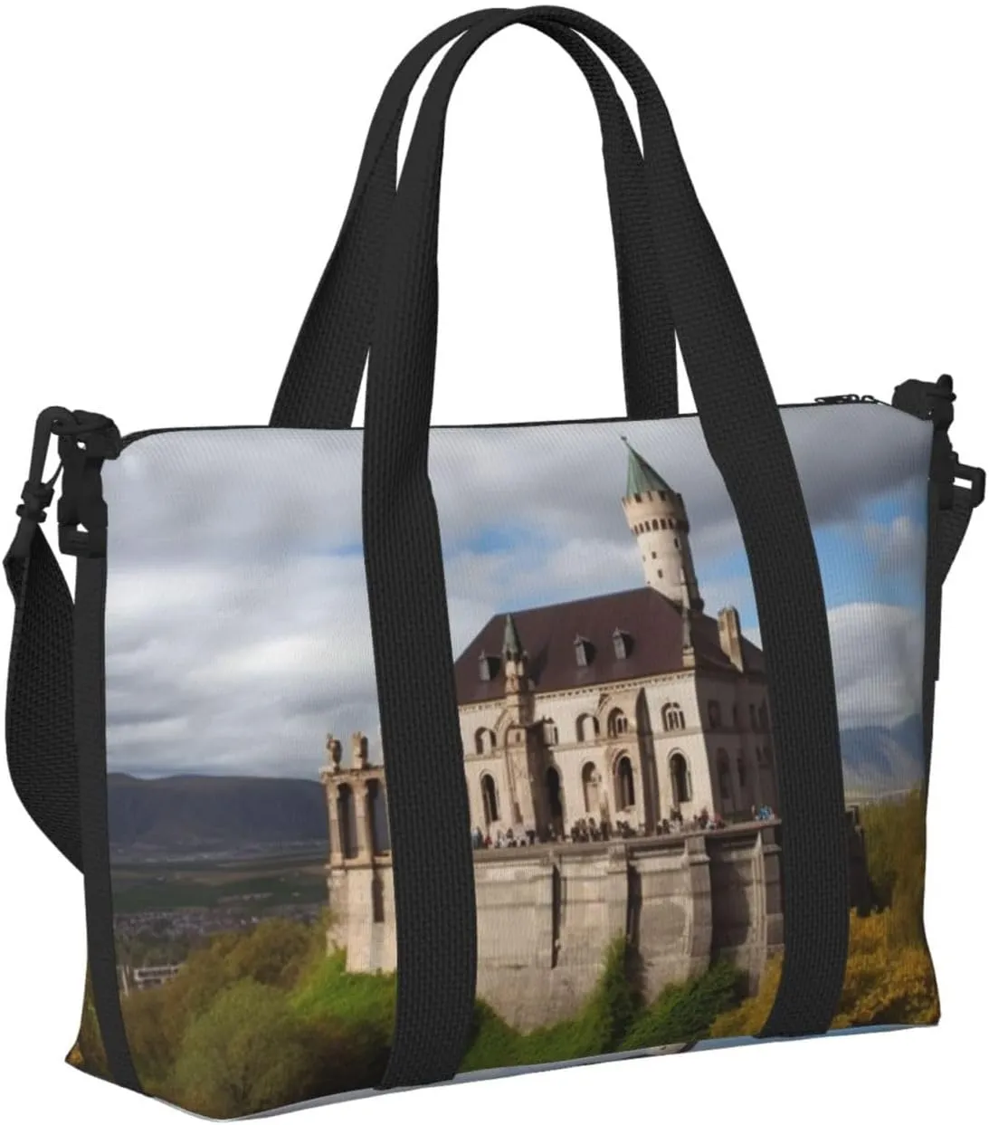 Sports Gym Bag for Women Men Travel Duffel Bag Tote Historical monuments of Armenia Weekender Bag Canvas Carry on Overnight Bag for Travel Swimming Fitness Workout Sports Duffle Bag