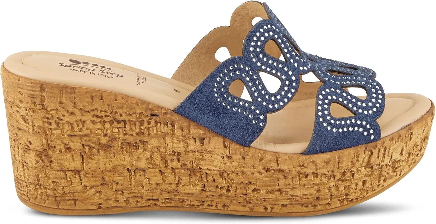 Spring Step Women's Mssteamy Slide Wedge Sandal