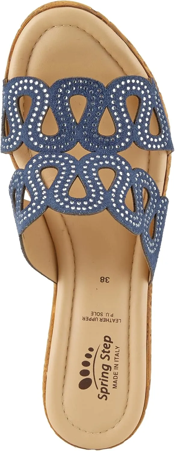 Spring Step Women's Mssteamy Slide Wedge Sandal