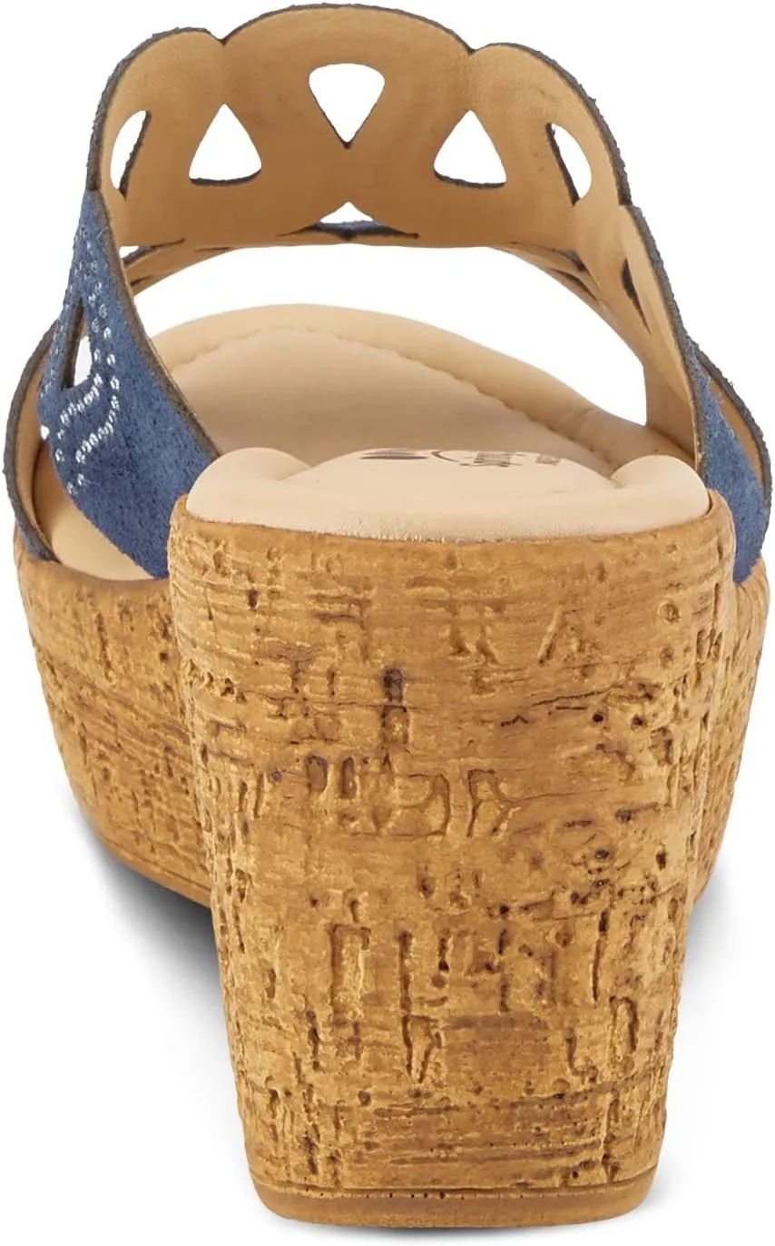 Spring Step Women's Mssteamy Slide Wedge Sandal