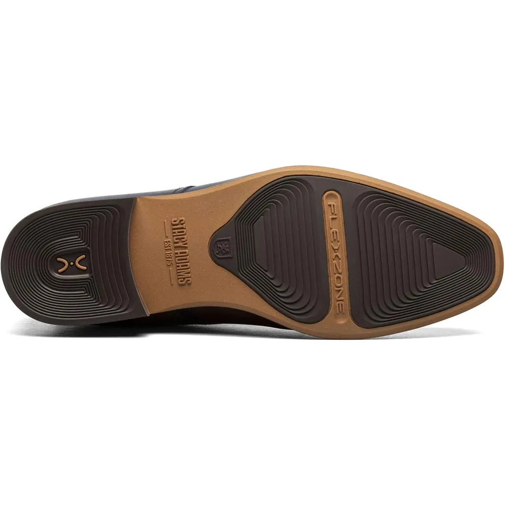 Stacy Adams William Cap Toe Oxford in Navy