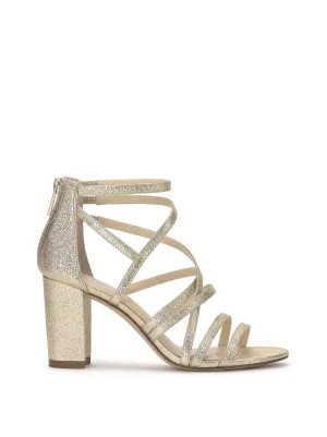 Stassey Sandal in Champagne