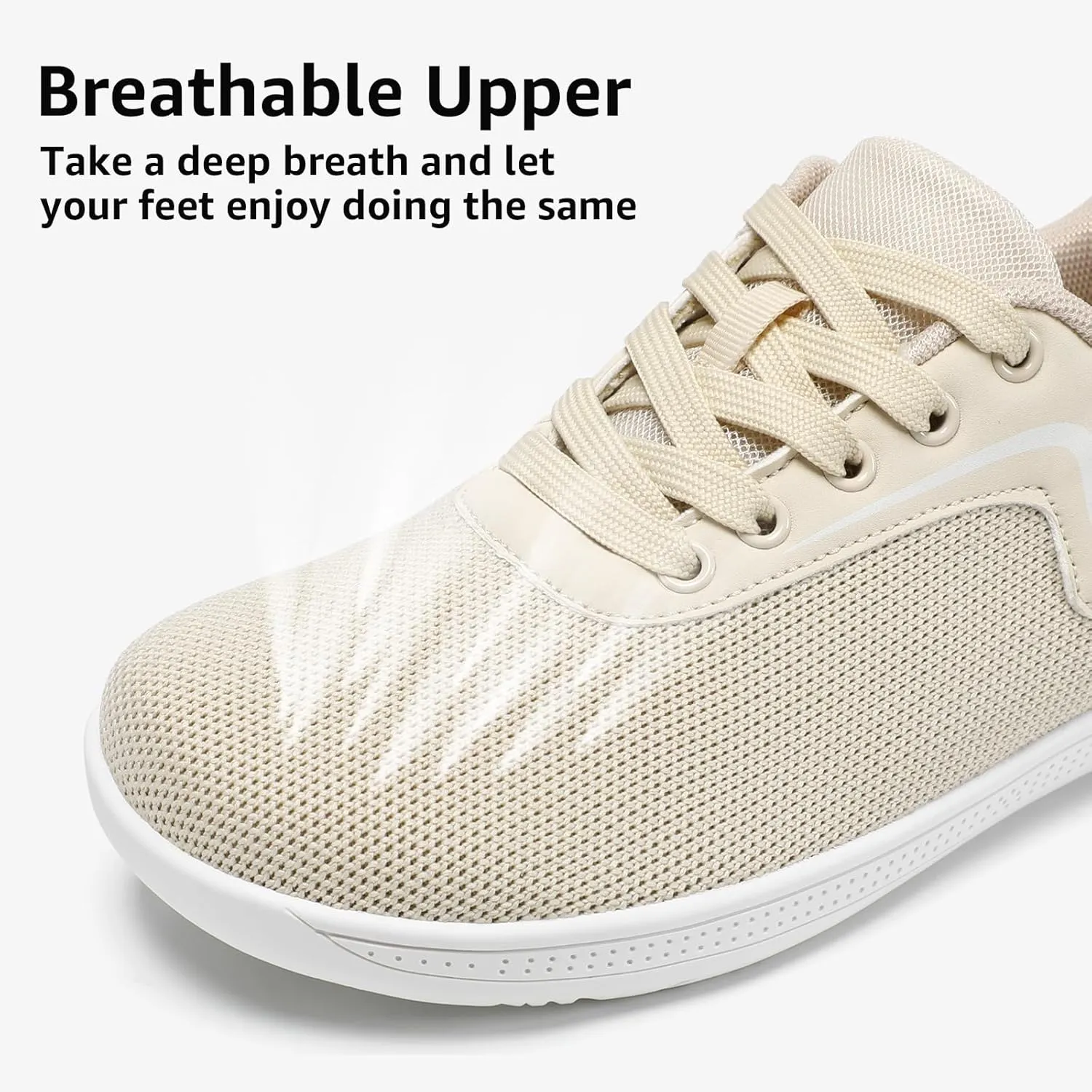STQ Women's Minimalist Barefoot Shoes Wide Toe Box Trial Running Walking | Zero Drop Sole | Wide Width Fashion Sneaker