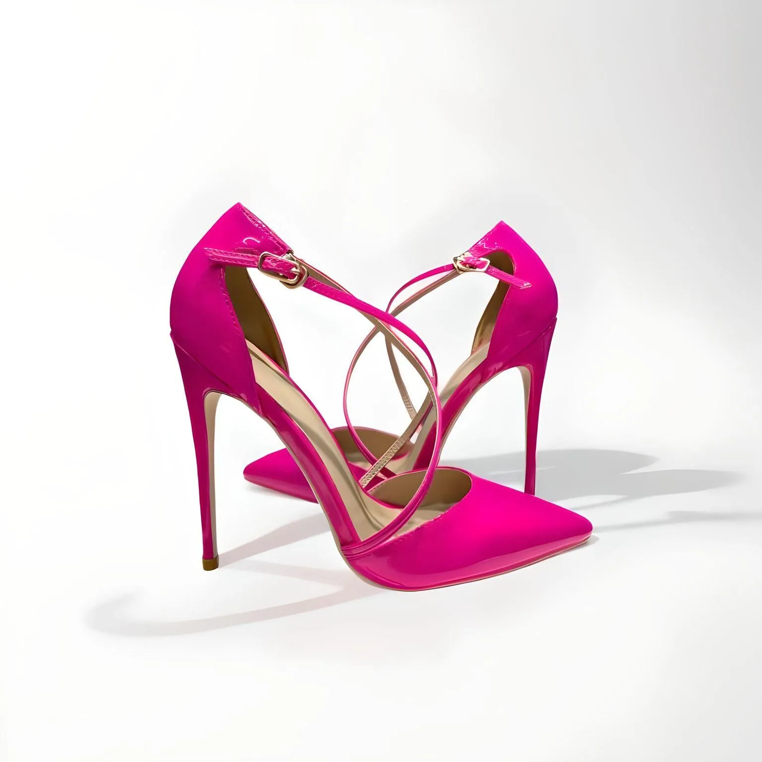 Strappy criss cross sandals