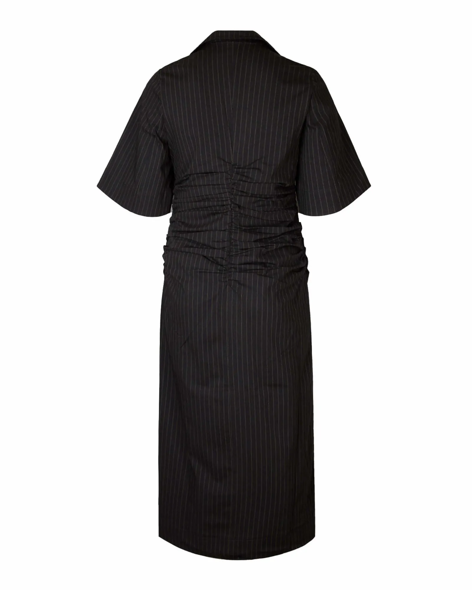 Stretch Stripe Dress | BLACK
