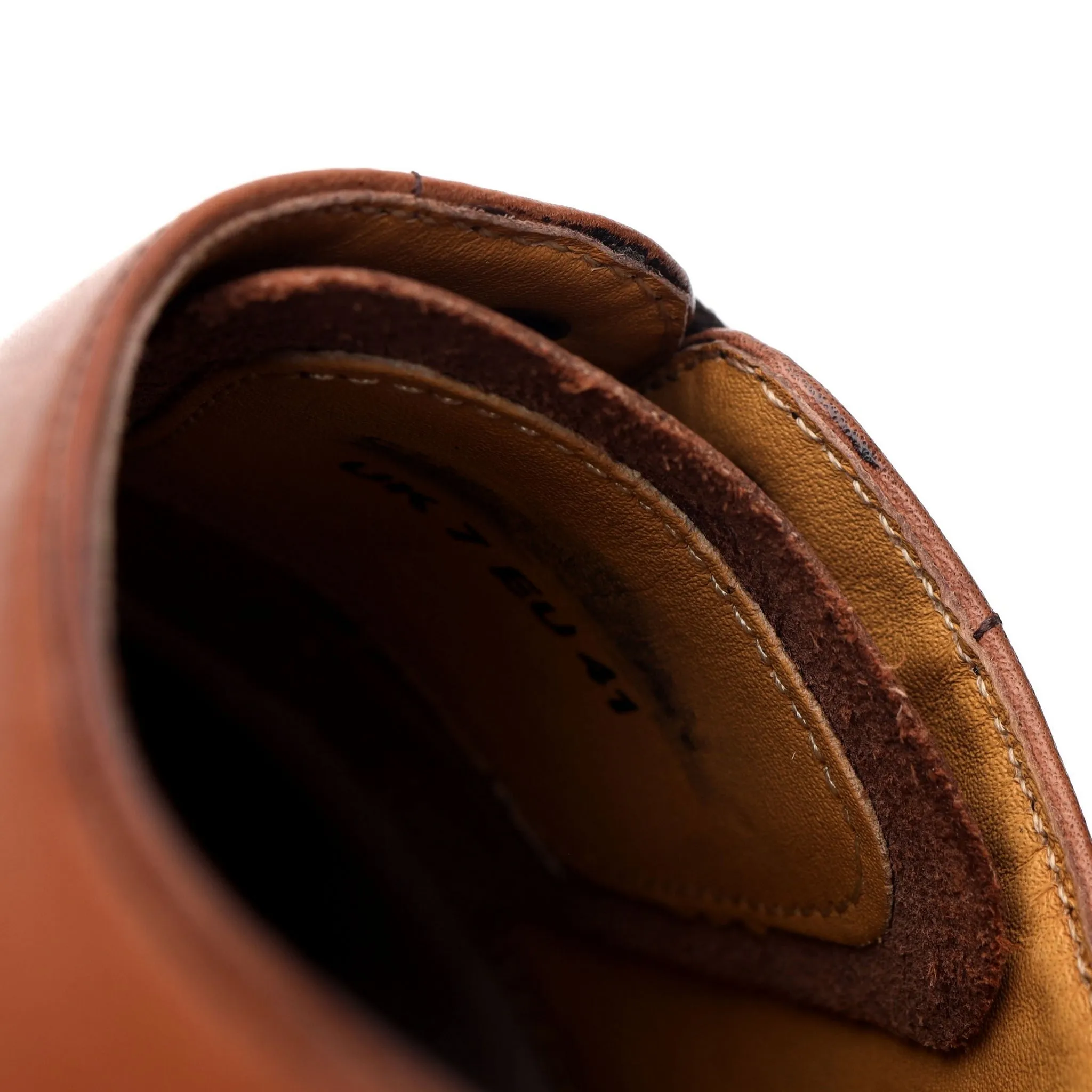 Tan Brown Leather Oxford UK 7 F