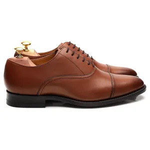 Tan Brown Leather Oxford UK 7 F