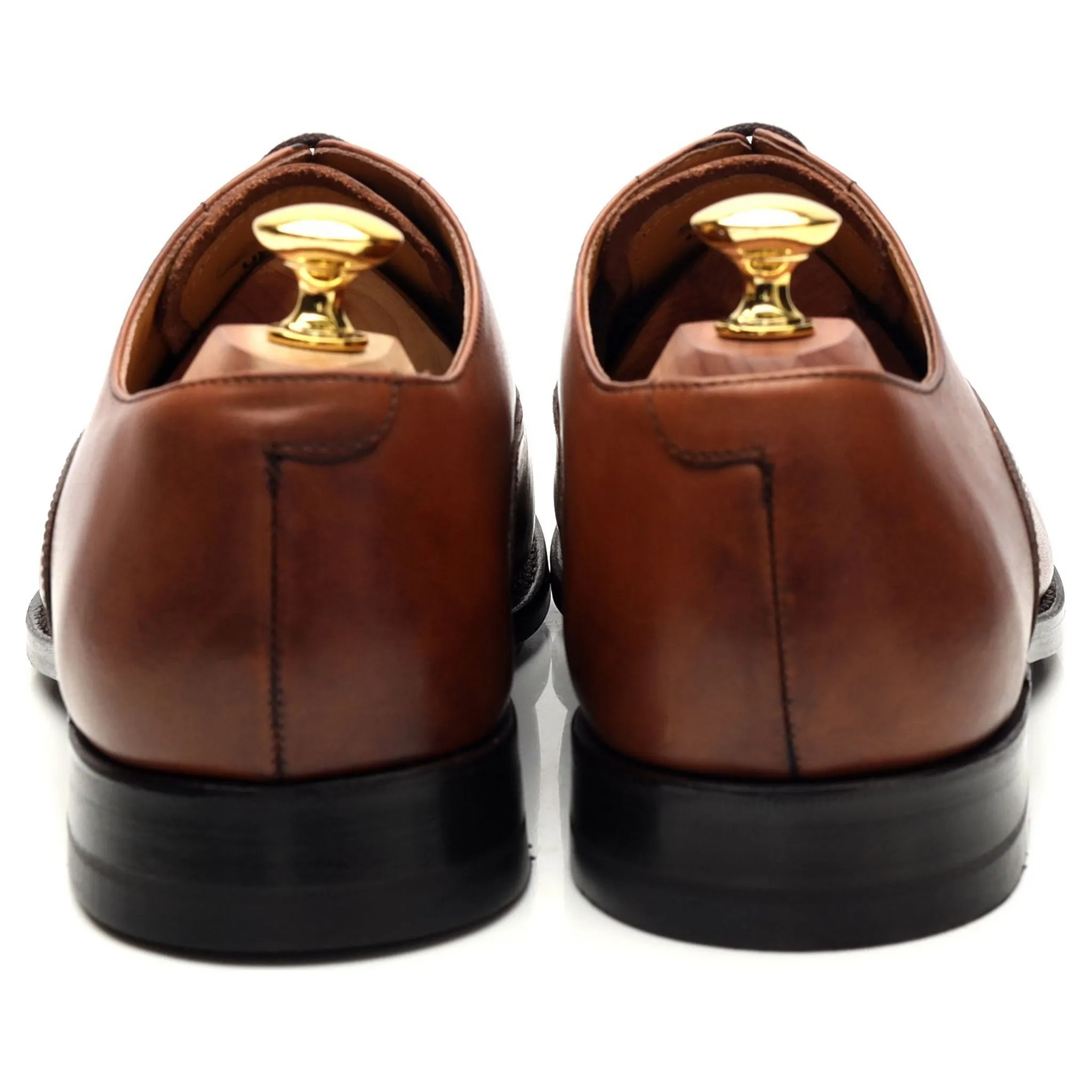 Tan Brown Leather Oxford UK 7 F