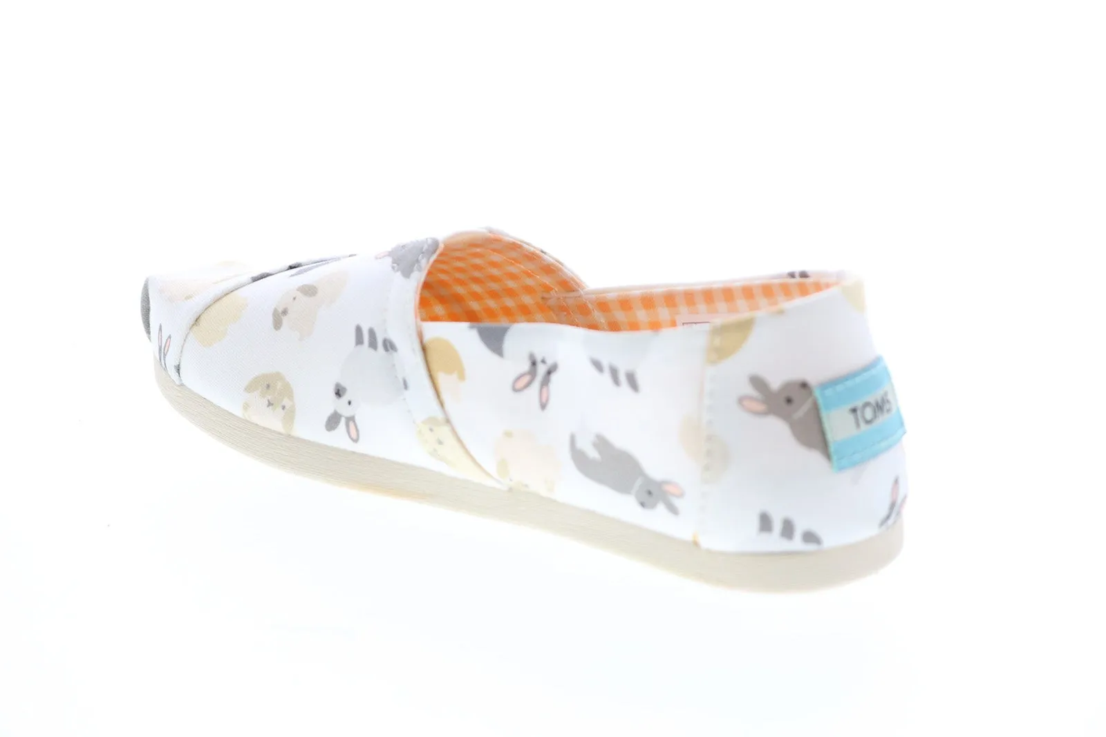 Toms Alpargata 10016596 Womens White Canvas Slip On Loafer Flats Shoes