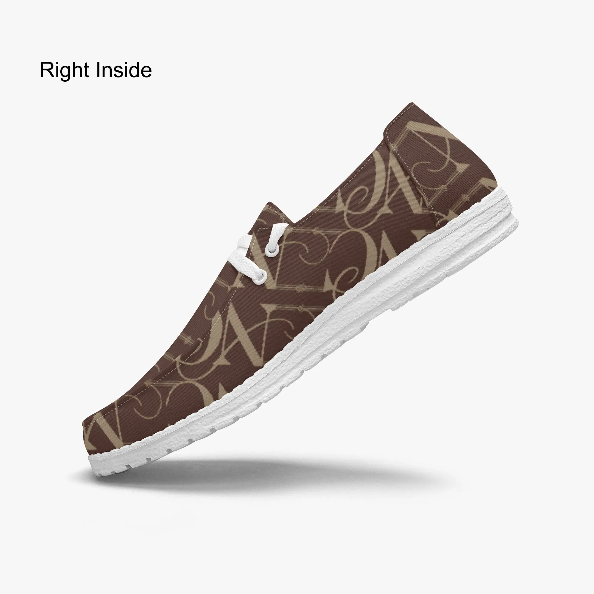 Trendy Canvas Lace-up Loafers