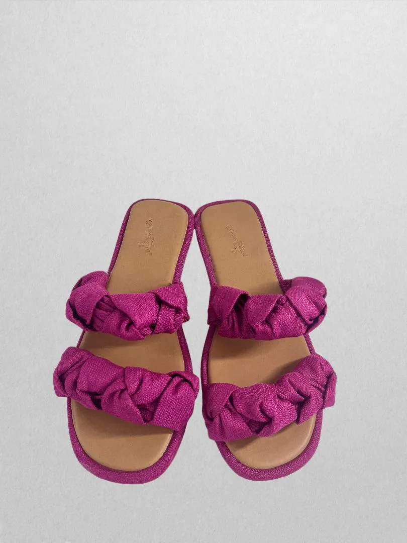 Universal Thread Pink Ruffled Strappy Sandal