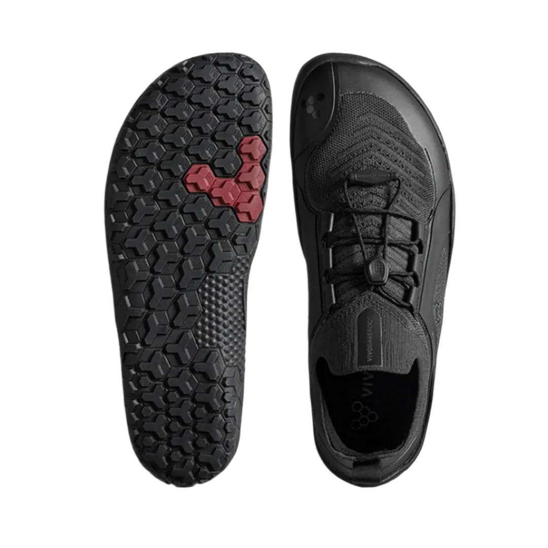 Vivobarefoot - Primus Trail Knit FG - Obsidian/Obsidian - Men's