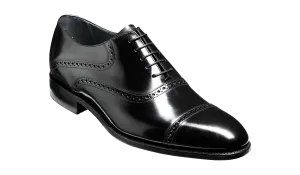 Wilton - Black Hi-Shine Oxford