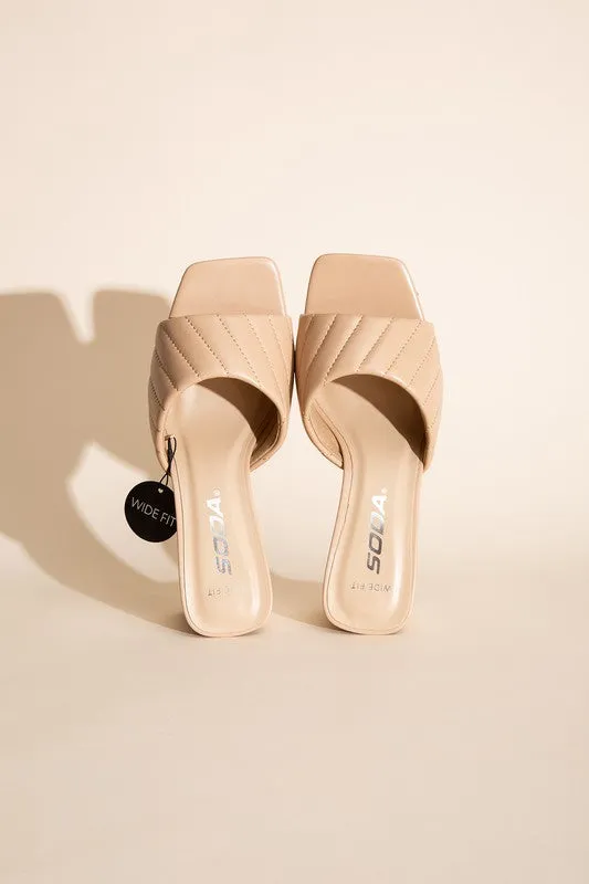 Winona Slide Mule Heels