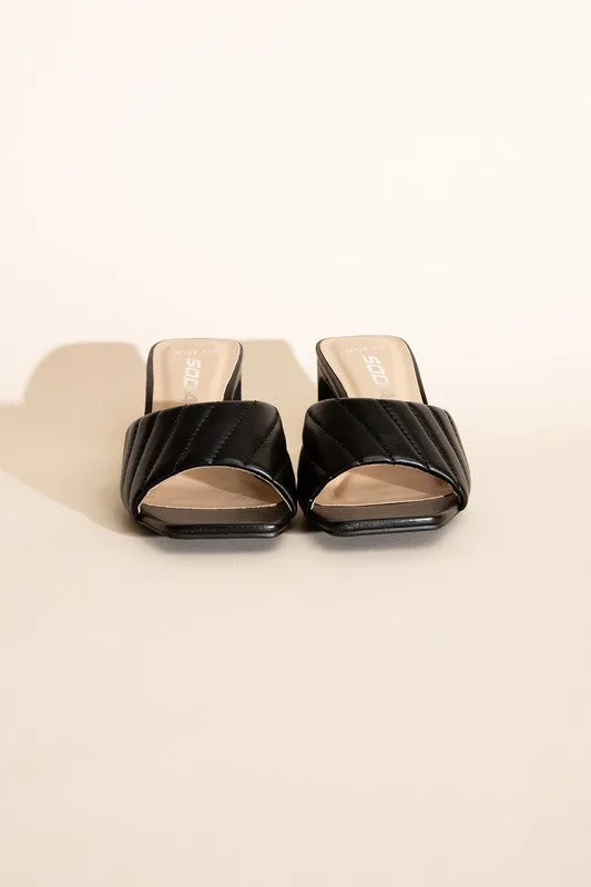 Winona Slide Mule Heels