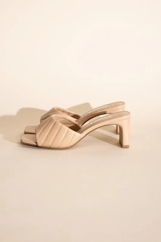 Winona Slide Mule Heels